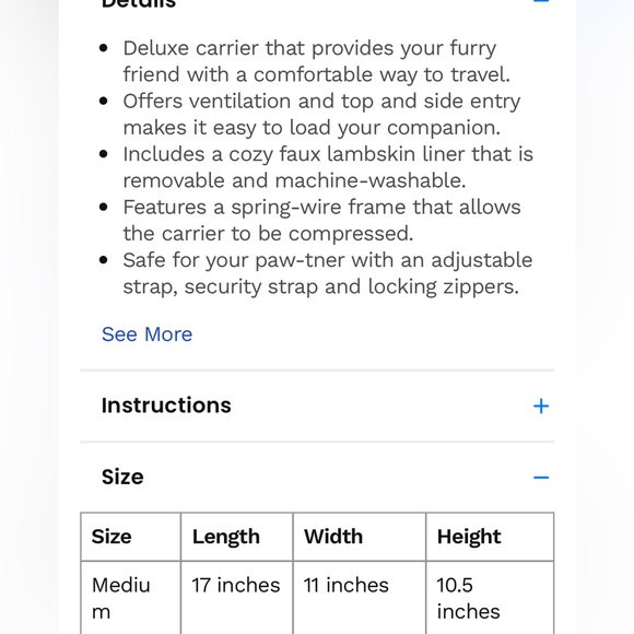 Sherpa Dog carrier size medium - Picture 8 of 8